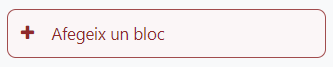 Captura de pantalla Moodle 4 botó afegeix un bloc.