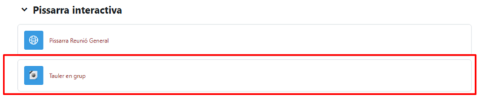 captura de pantalla recurs fitxer a l’aula virtual (Moodle).